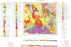 Harta geologică 1:200.000 - foaia Brad
