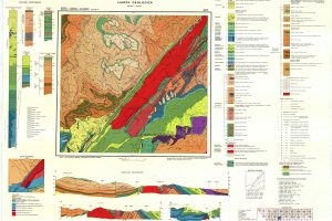 Harta geologică 1:50.000 - foaia Obârșia Cloșani