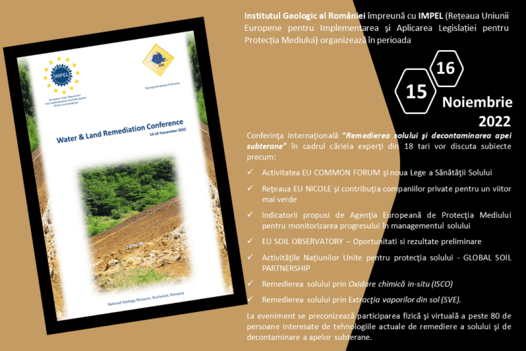 Conferinţa internaţională Remedierea solului şi decontaminarea apei subterane